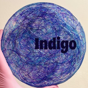 Large Pully Pad, “Indigo” Fidget for Trichotillomania, Dermatillomania, Autism, ADHD