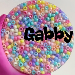 Large Picky Pad, “Gabby”, Keychain, Bracelet Fidget for Trichotillomania, Dermatillomania, Autism, ADHD