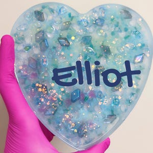 Large Picky Pad, “Elliot”, Beautiful beads - Keychain, Bracelet Fidget for Trichotillomania, Dermatillomania, Autism, ADHD