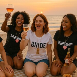 Custom Bachelorette Shirts | Bridesmaid Tees | Personalized Bridal Party Shirts | Bach Weekend Shirts | Matching Bride Squad Tops