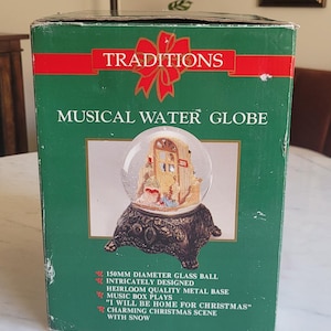 Christmas Traditions Musical Water Globe