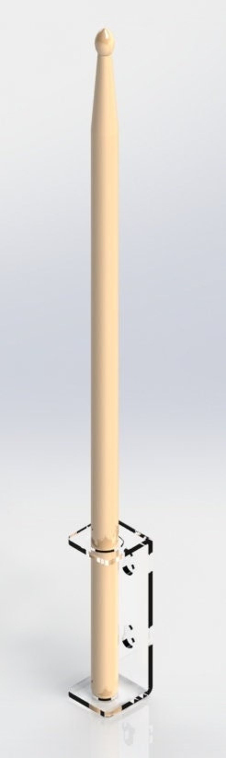 Vertical Drumstick Display Rack for a One single Drumstick image 1