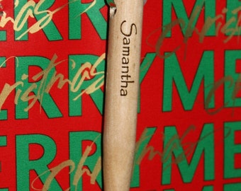 Personalized Drumstick Christmas Ornament