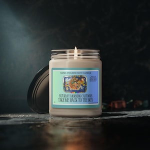 Saturday Morning Cartoons in the 80s Candle, 9oz