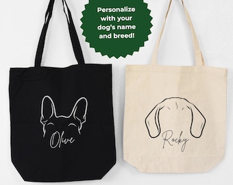 Dog lover totes, dog tote bag personalized, personalized tote, multiple dog, custom dog tote bag, mom dog tote bag,  mom dog tote bags, dog