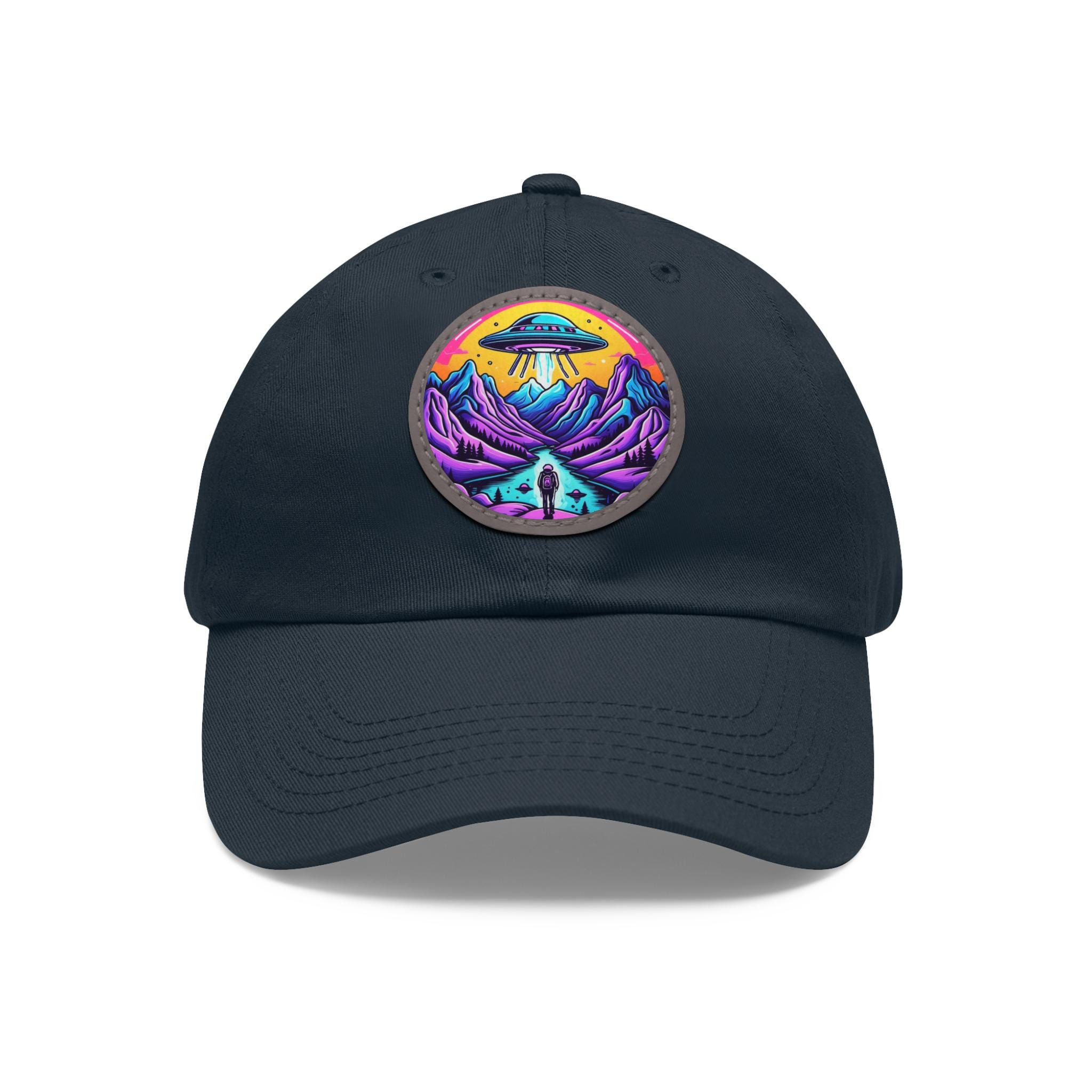Hat, Alien Spaceship Hiker, Leather Patch, Space UFO  display picture 3