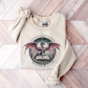 Fantasy Readers Book Club Shirt, Book Lover Shirt, Readers Society Shirt, Book Lover Shirt, Fantasy Book Sweater, Bookworm Sweatshirt