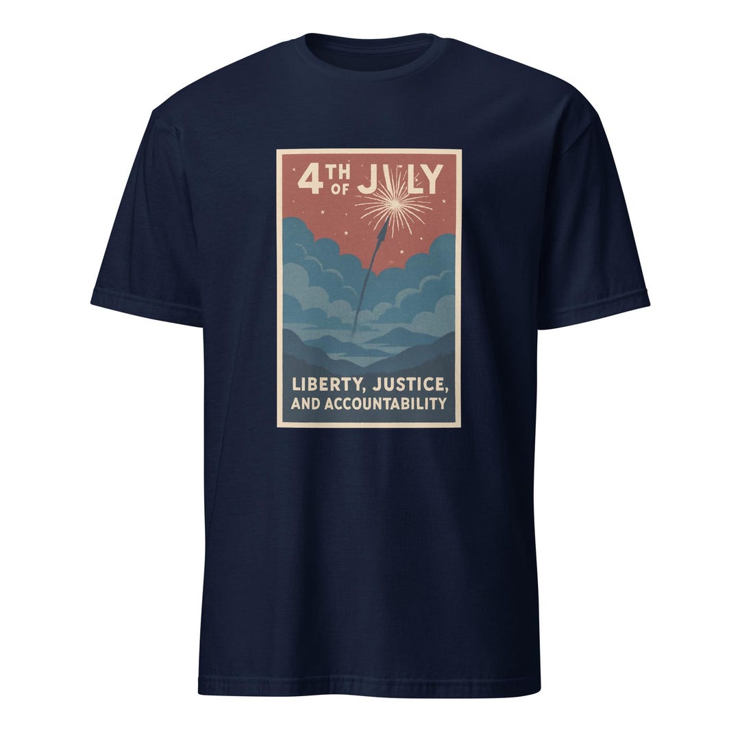 Liberty, Justice, Accountability - No Kings Movement - Short-sleeve ...