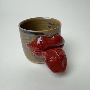 Ceramic Cup With Tongue Out