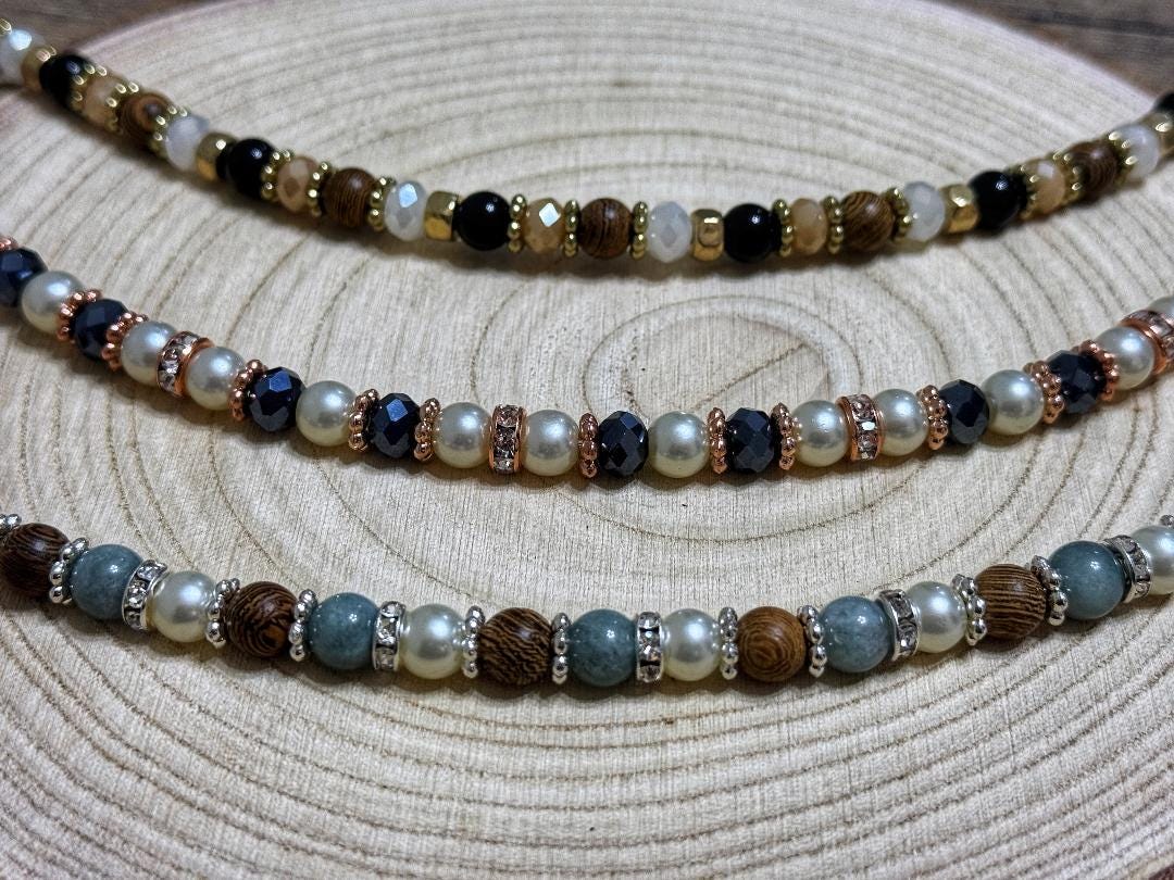 Custom Bead Strings for Interchangeable Browband | Crystal Browband ...
