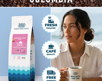 Colombian Coffee – Colombia Single Origin | Fresh Roasted to Order | Small Batch Specialty Coffee | Whole Bean or Ground | FREE SHIPPING