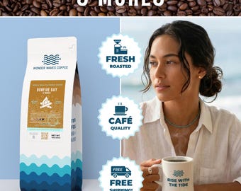 Smores Flavored Coffee | Marshmallow & Cocoa | Fresh Roasted to Order | Small Batch Specialty Coffee | Whole Bean or Ground | FREE SHIPPING