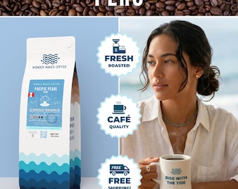 Peruvian Coffee – Single Origin from Peru | Fresh Roasted to Order | Small Batch Specialty Coffee | Whole Bean or Ground | FREE SHIPPING
