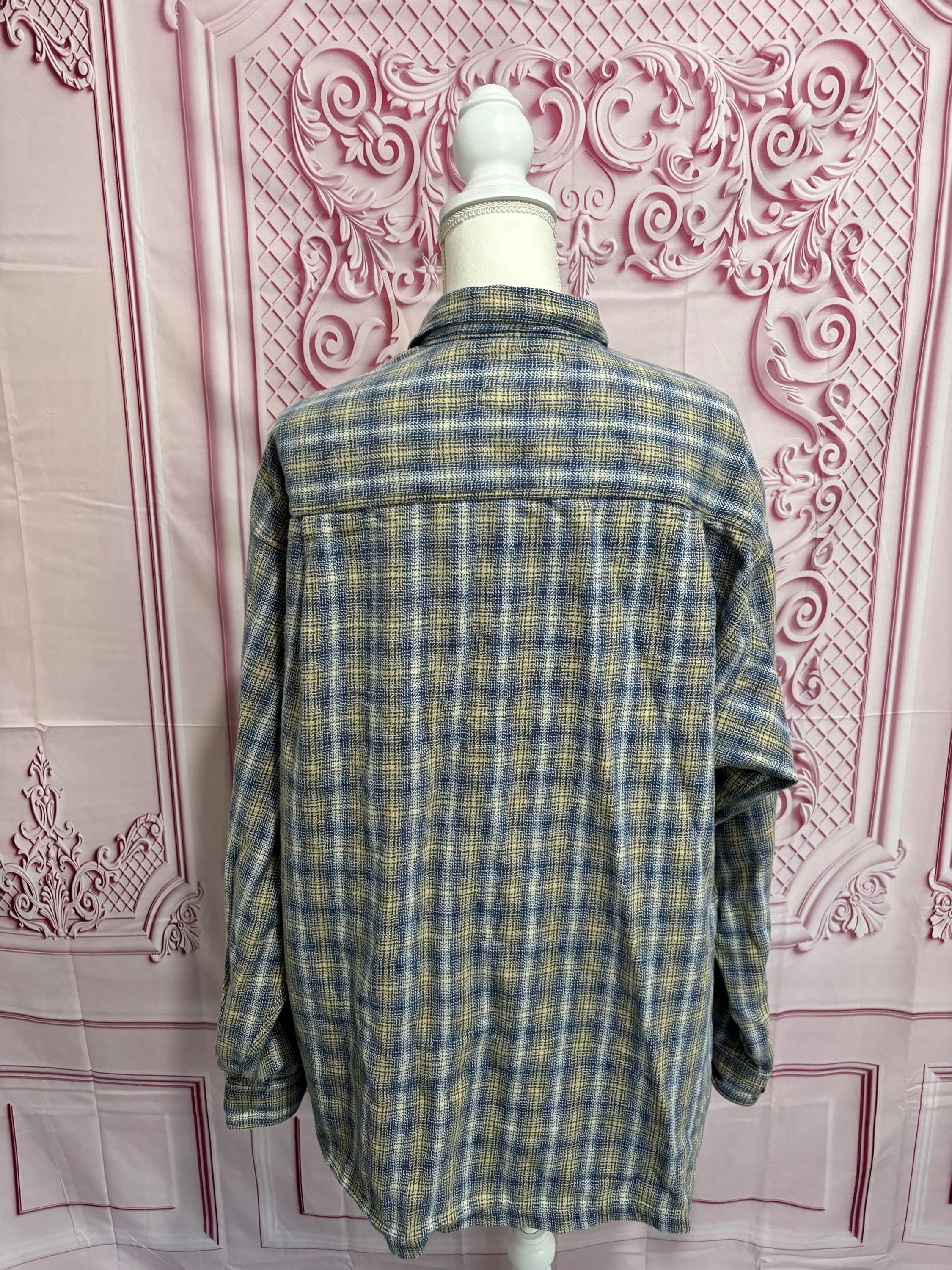 Twilight Plaid Oversized Shirt