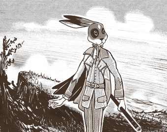 Harevaritron the Flying Rabbit Man