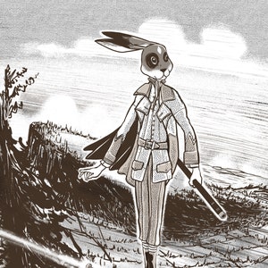 Harevaritron the Flying Rabbit Man