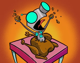 Pretty Sure I was the Turkey - Autographed Print