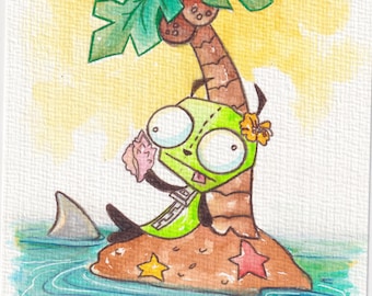 Merboy - Watercolor Original