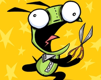 Yay Scissors! - Autographed Print