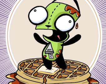Waffles! - Autographed Print
