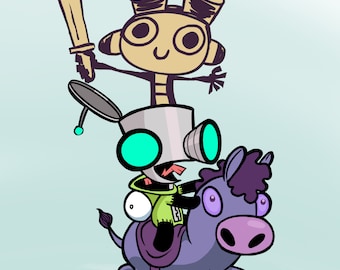 Doodle Friends! - Autographed Print