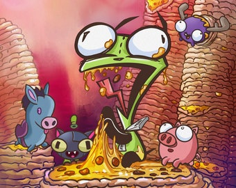 Million Pizzas - Autographed Print