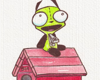 House Sitter - Watercolor Original