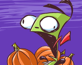 Pumpkin Screams - Autographed Print