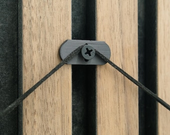 Adjustable Picture Hook for Acoustic Panels, Non-Damaging Slat Wall Picture Hanger for Wood Panel Walls & Studio DecorAcoustic Panel Hooks