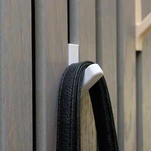 Acoustic Panel Hooks Black Rack, decorative panel 3D Printed, Hanger for Panels, Modern wall panels hooks, akupanel accessories image 10