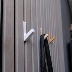 Colorful Acoustic Panel Hooks Rack, 3D Printed Decorative Hanger for Panels, Modern Wall Panel Accessories  Minimalist Style