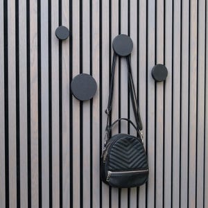 Ganchos para paneles acústicos, color negro, panel decorativo impreso en 3D, ganchos para paneles acústicos, ganchos para paneles de pared modernos, accesorios akupanel imagen 10