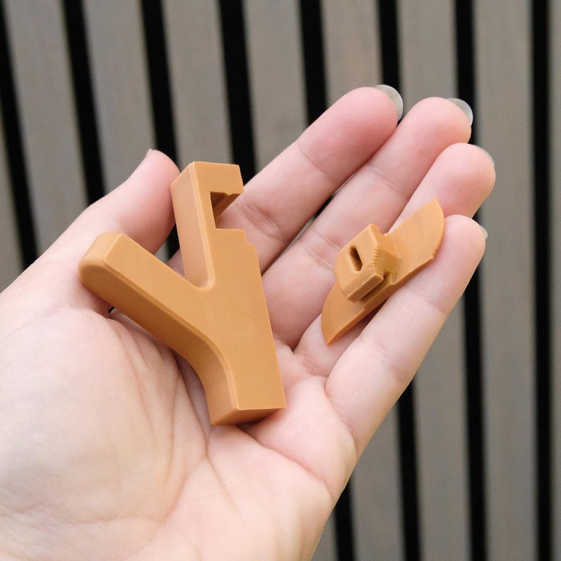 Acoustic Panel Hooks Black Rack, decorative panel 3D Printed, Hanger for Panels, Modern wall panels hooks, akupanel accessories image 14