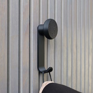 Ganchos para paneles acústicos, color negro, panel decorativo impreso en 3D, ganchos para paneles acústicos, ganchos para paneles de pared modernos, accesorios akupanel imagen 9