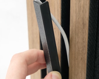 Copricavi decorativo per pannelli in doghe di legno - Accessorio da parete moderno