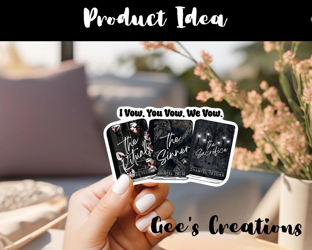 Gothic Romance Sticker | I Vow You, We Vow, Kindle Insert (PNG Digital ...