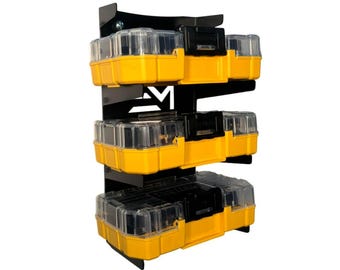 Supporto per punte da trapano compatibile con DeWalt in acciaio verniciato a polvere