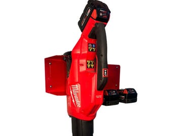 Soffiatore per foglie e supporto per batteria - Compatibile con batteria Milwaukee da 18 V