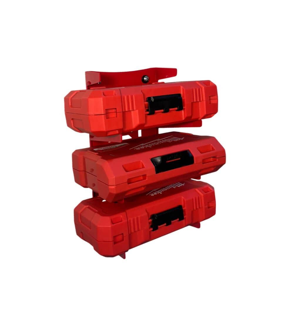 Gralara Drill Bit Storage Case – Empty Organizer With Multiple Slots For Twist Drill Bits (Orange)