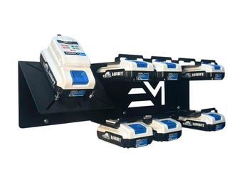 Organizzatore per batterie compatibile con stazione di ricarica Hart 20V Steel