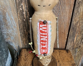 Primitive Snowman Make-do