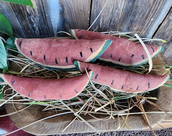 watermelon slices, bowl fillers, watermelon ornies, tucks