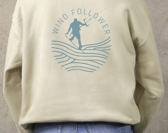 Kitesurfing Sweatshirt, Surfer Gift, Kitesurfing Saying Sweatshirt, Kitesurf Lover Gift, Gift for Him, Gift for Her