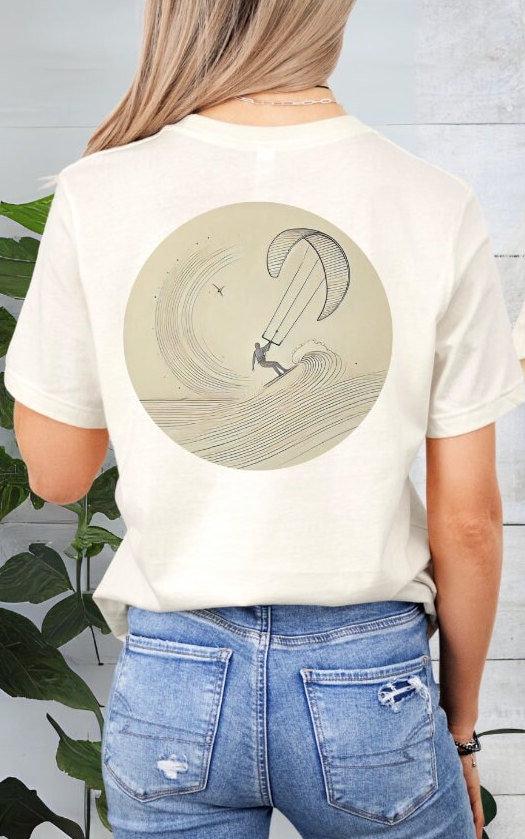 Kitesurfing T-Shirt, Surfer Gift, Kitesurf Lover Gift, Gift for Her, Gift for Him, Casual Shirt