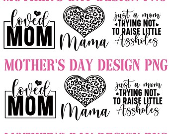 BUNDLE! Mother's Day T-Shirt Designs PNG and SVG Files
