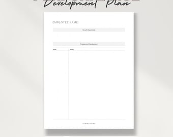 Professional Development Plan for Nurse Leaders (PDF Downloadable)