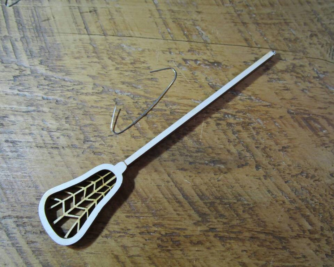 Lacrosse Stick Ornament Etsy