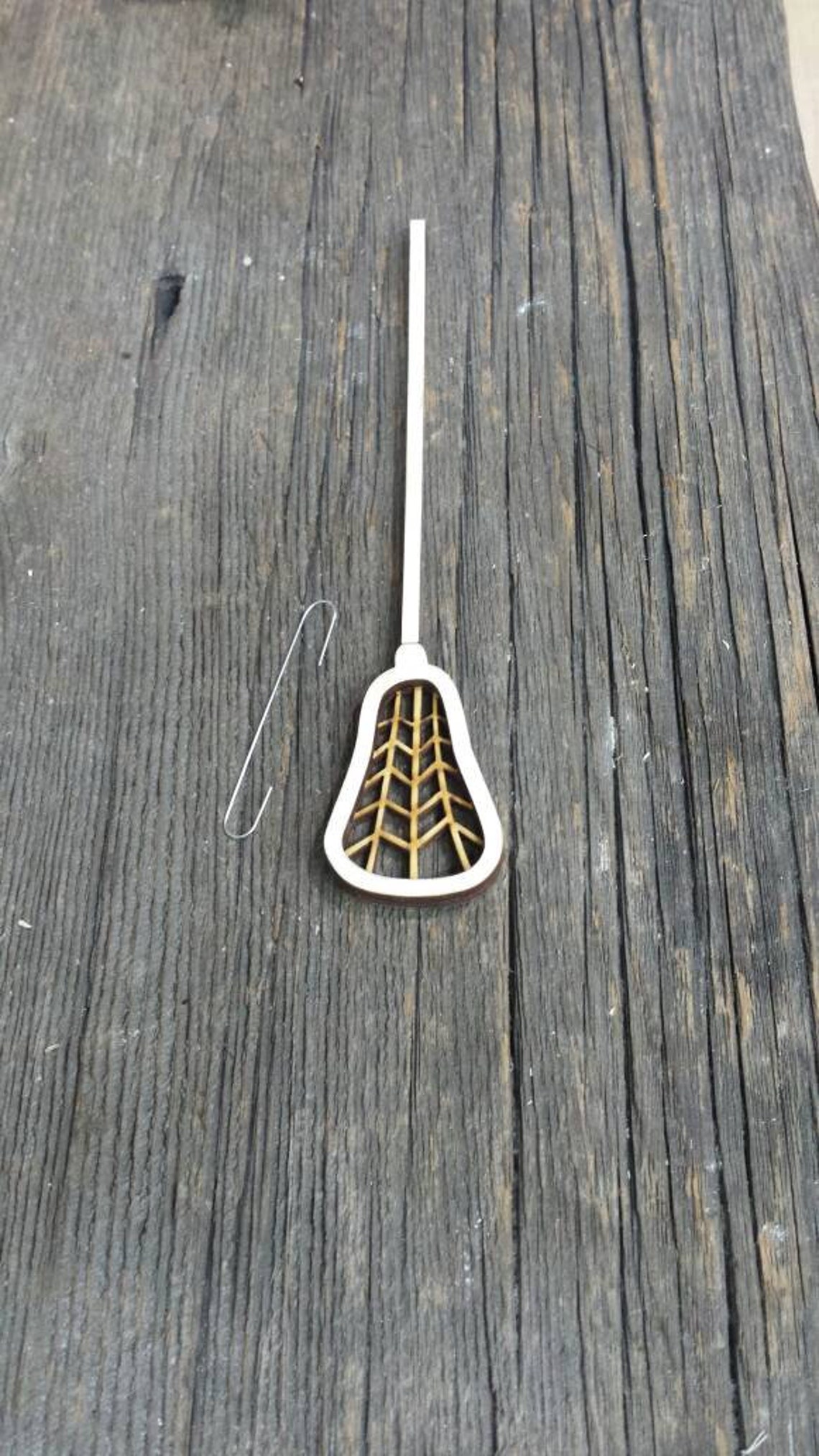 Lacrosse Stick Ornament Etsy