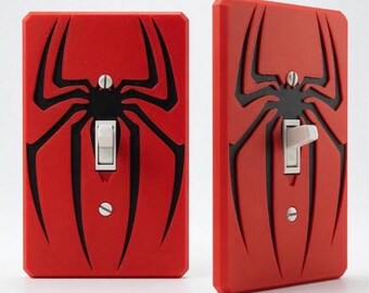 Tapa del interruptor de luz de Spider-Man