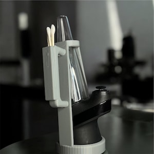 Puffco Peak ハンドルグリップ＆トラベルケース - カップホルダー対応、綿棒ホルダー付き（新型Peakモデルのみ）